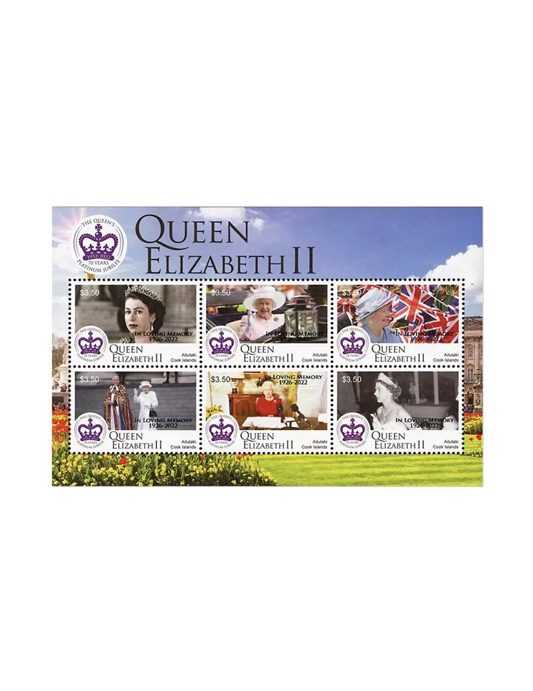 n° 818/823 - Timbre AITUTAKI Poste