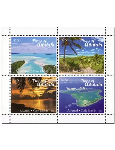 n° 832/835 - Timbre AITUTAKI Poste