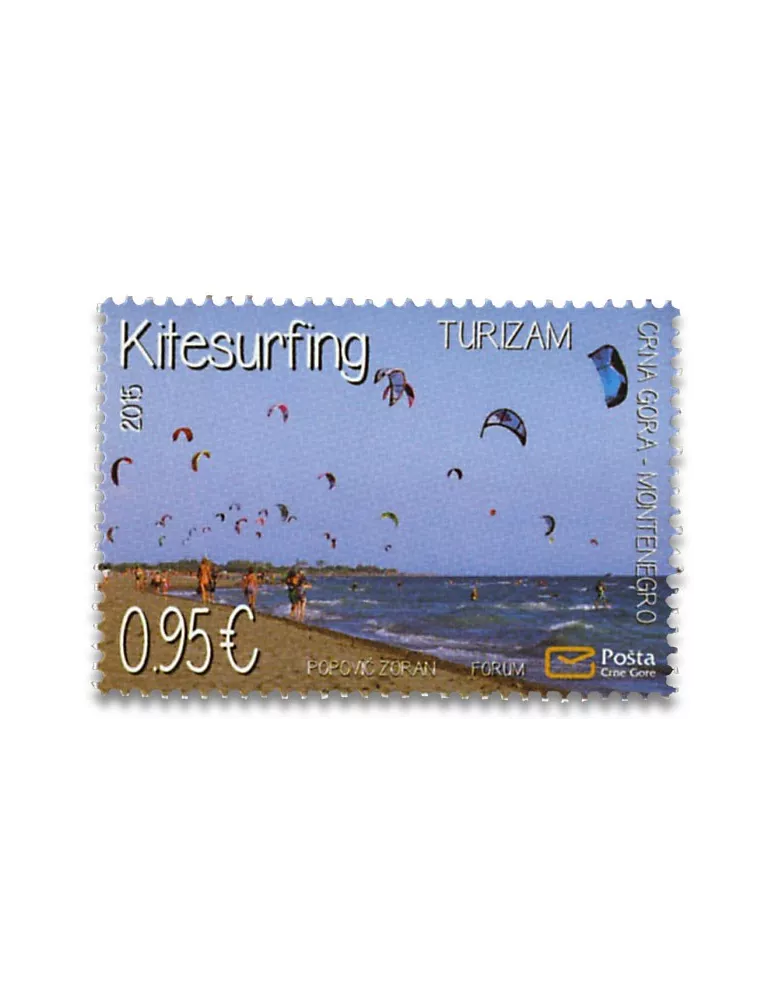 n° 371 - Timbre MONTENEGRO Poste
