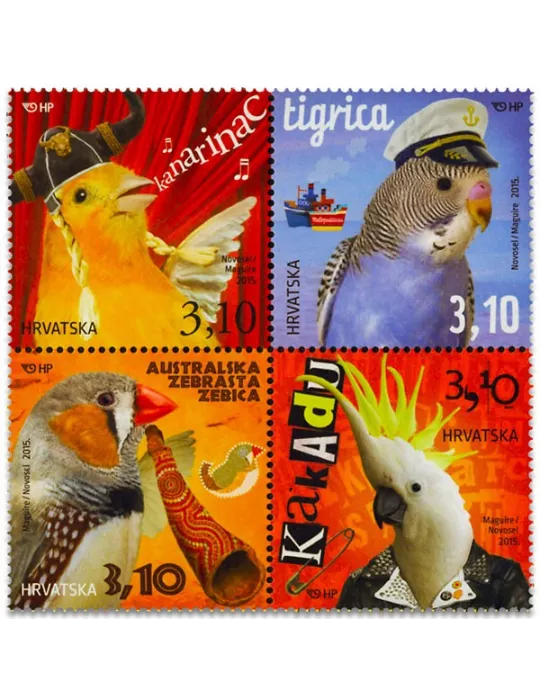 n° 1075/1078 - Timbre CROATIE Poste