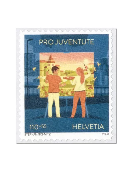 n° 2800/2801 - Timbre SUISSE Poste