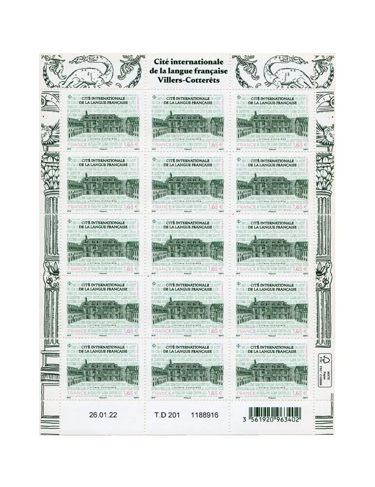 n° F56 - Timbre France Feuillets de France (n° 5565)