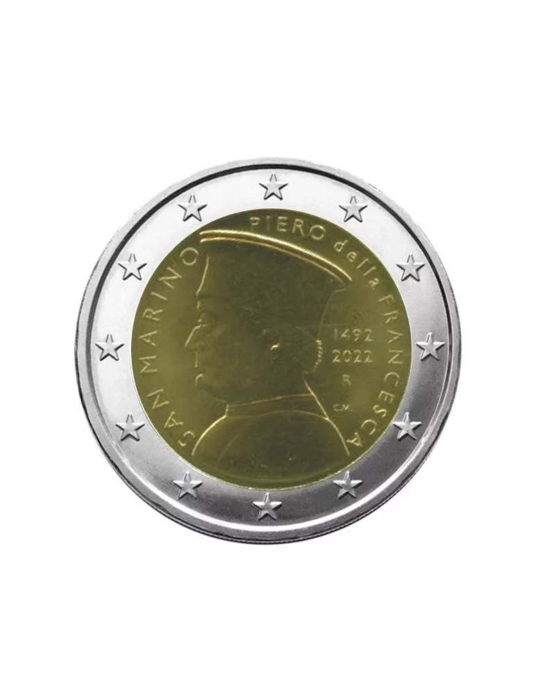 BU : 2 EURO COMMEMORATIVE 2022 : SAINT-MARIN (Piero della Francesca)