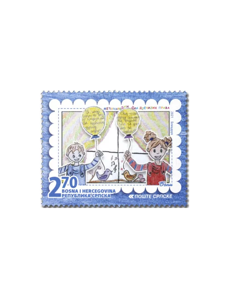 n° 790 - Timbre REPUBLIQUE SERBE (DE BOSNIE) Poste