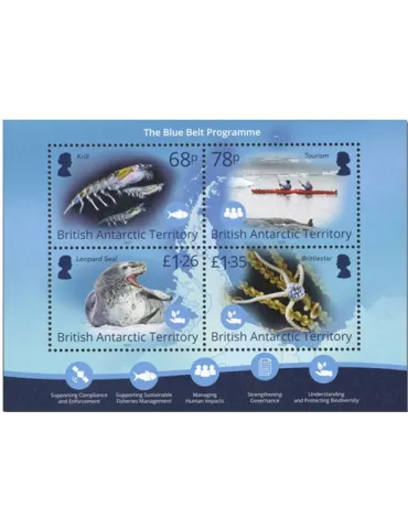 n° 28 - Timbre ANTARCTIQUE BRITANNIQUE Blocs et feuillets