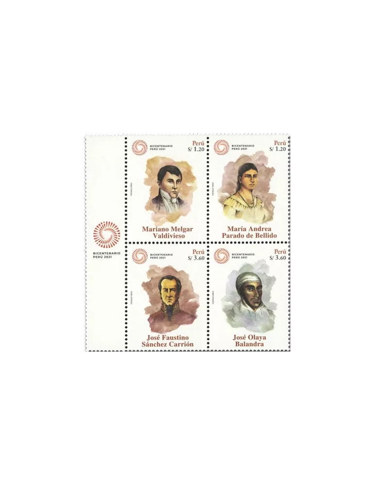 n° 2220/2223 - Timbre PEROU Poste