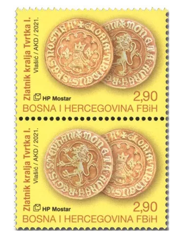 n° 537/538 - Timbre HERCEG-BOSNA Poste