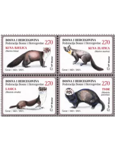 n° 541/544 - Timbre HERCEG-BOSNA Poste