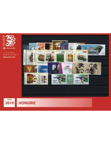 n° 4727/4772 - Timbre HONGRIE Année Complète (2019)