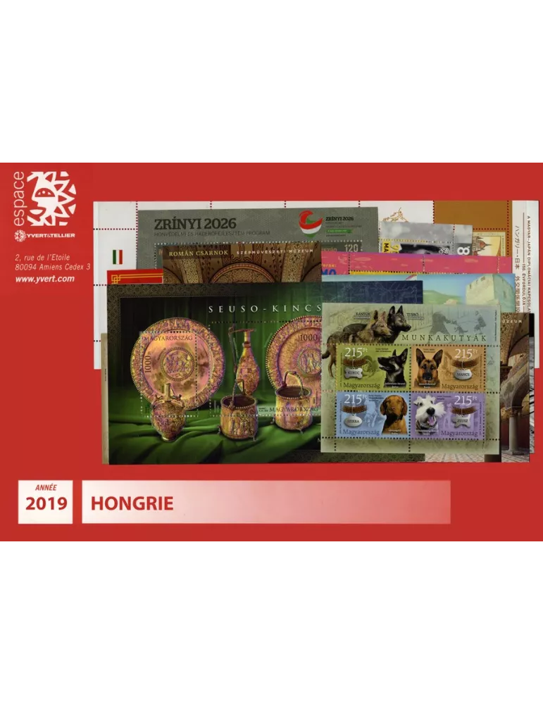 n° 4727/4772 - Timbre HONGRIE Année Complète (2019)