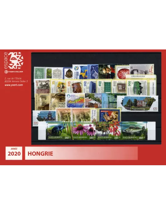 n° 4773/4809 - Timbre HONGRIE Année Complète (2020)