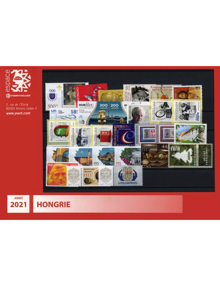 n° 4810/4843A - Timbre HONGRIE Année Complète (2021)