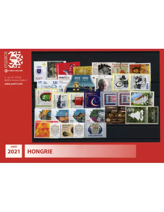 n° 4810/4843A - Timbre HONGRIE Année Complète (2021)