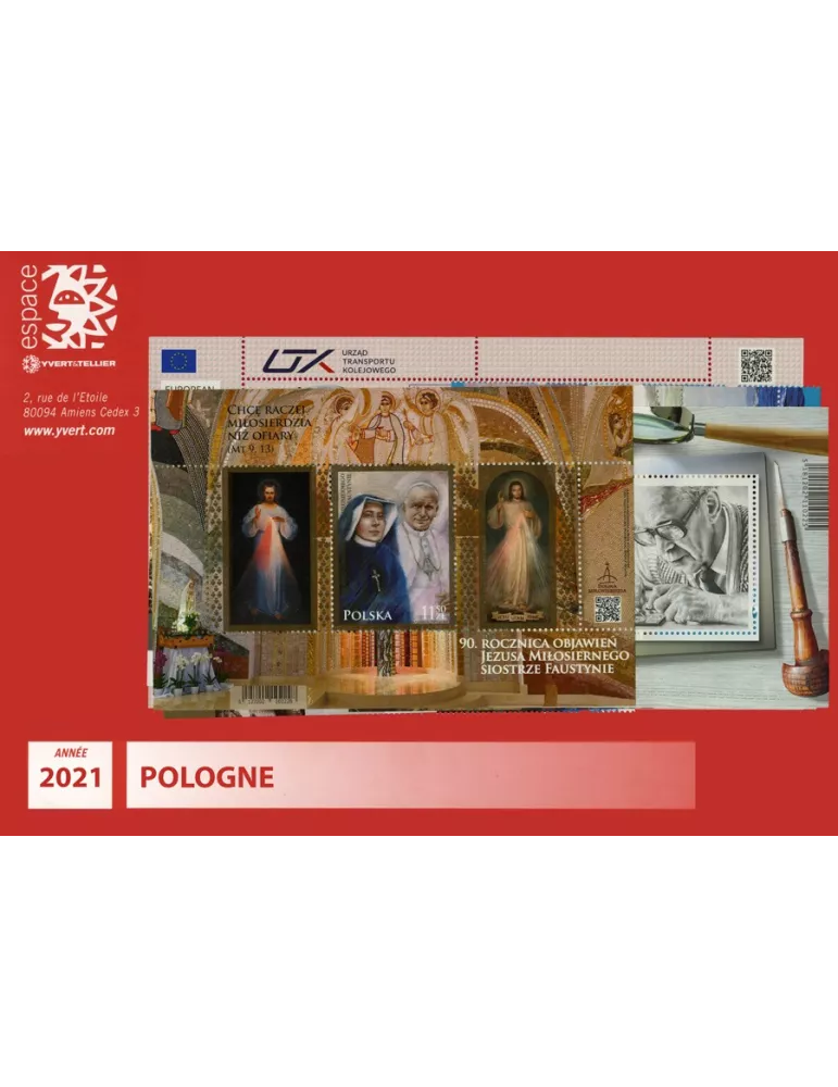 n° 4832/4894 - Timbre POLOGNE Année Complète (2021)