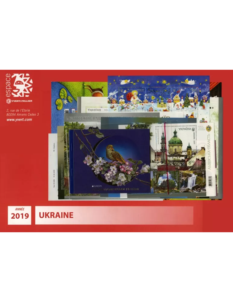 n° 1413/1475 - Timbre UKRAINE Année Complète (2019)