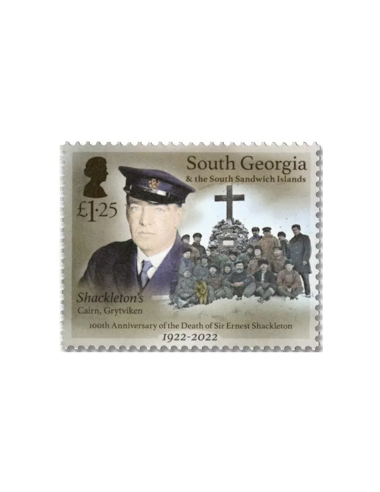 n° 774/777 - Timbre GEORGIE DU SUD Poste
