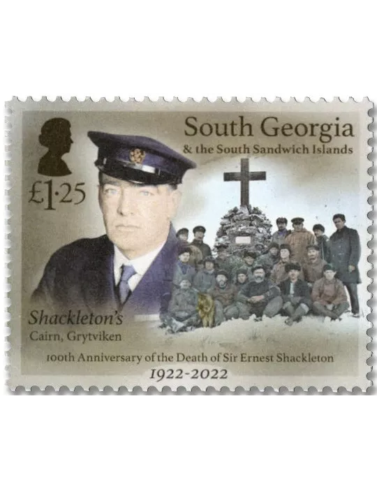 n° 774/777 - Timbre GEORGIE DU SUD Poste