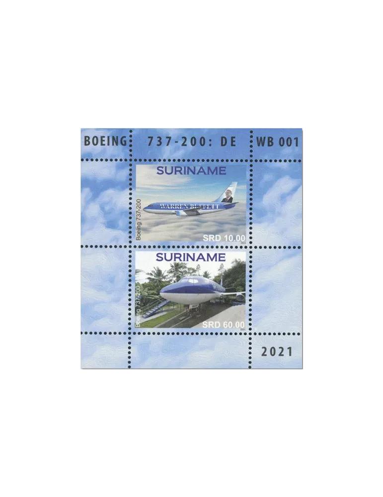 n° 188 - Timbre SURINAM Blocs et feuillets