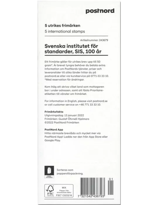 n° C3392 - Timbre SUEDE Carnets