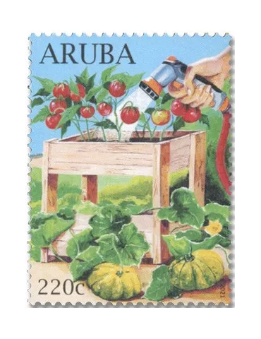 n° 1107/1110 - Timbre ARUBA Poste 2