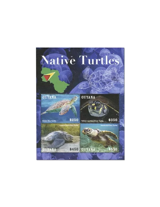 n° 7268/7271 - Timbre GUYANA Poste