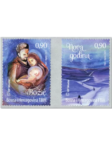 n° 547/548 - Timbre HERCEG-BOSNA Poste