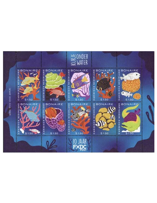 n° 297/306 - Timbre BONAIRE Poste