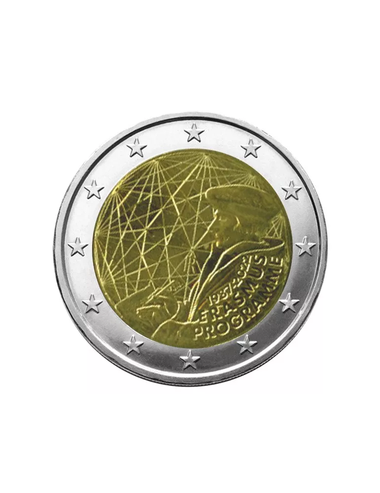2 EURO COMMEMORATIVE 2022 : ITALIE (35 Ans du Programme Erasmus)