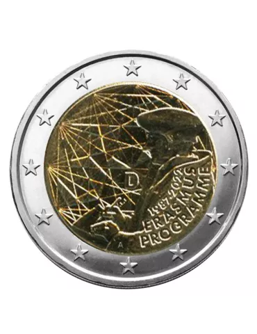 2 EURO COMMEMORATIVE 2022 : ALLEMAGNE (35 Ans du Programme Erasmus 5 pièces) 2