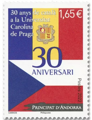 n° 873 - Timbre ANDORRE Poste