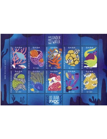 n° 252/261 - Timbre SABA Poste