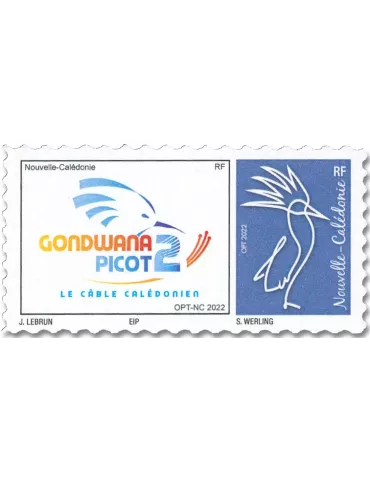 n° 1419/1420 - Timbre Nelle Calédonie Poste 2