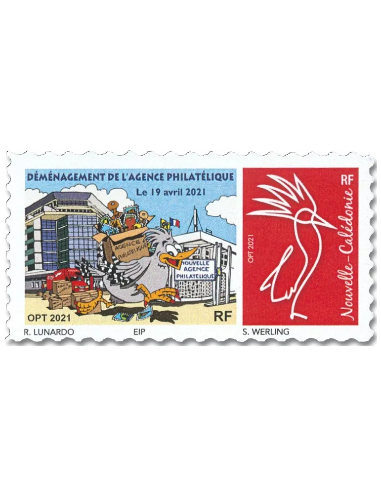 n° 1404B/1404C - Timbre Nelle Calédonie Poste