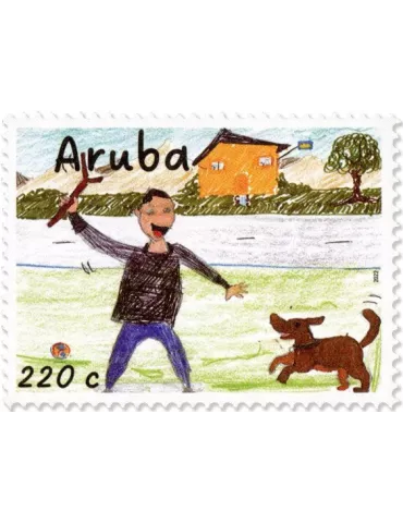 n° 1123/1126 - Timbre ARUBA Poste 2