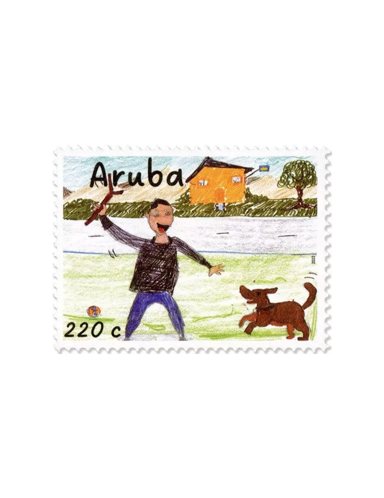 n° 1123/1126 - Timbre ARUBA Poste