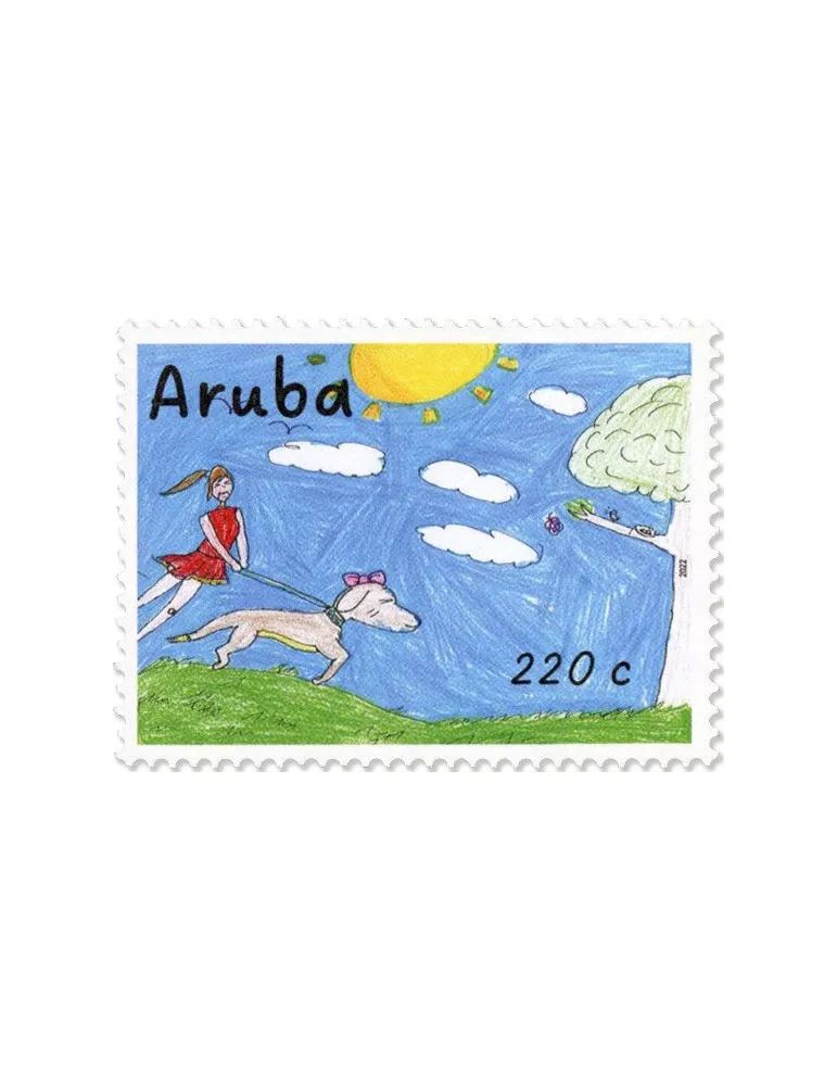 n° 1123/1126 - Timbre ARUBA Poste