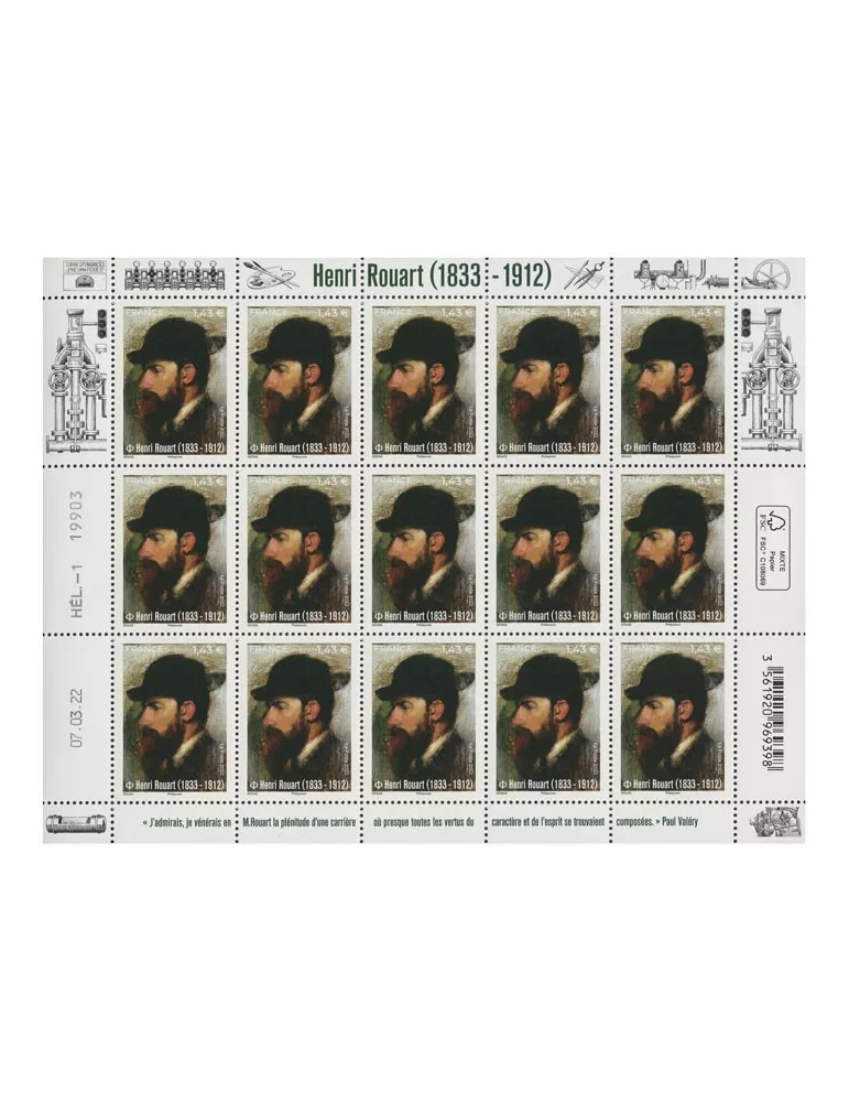 n° F58 - Timbre France Feuillets de France (n° 5567)