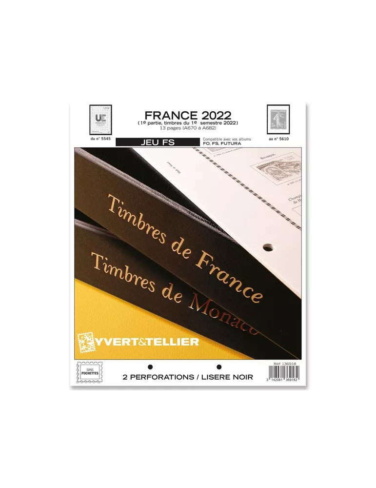 FRANCE FS : 2022 - 1ER SEMESTRE (JEUX SANS POCHETTES)