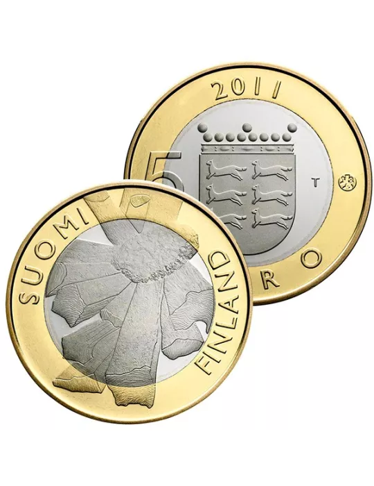5€ COMMEMORATIF FINLANDE - OSTROBOTNIE - 2011