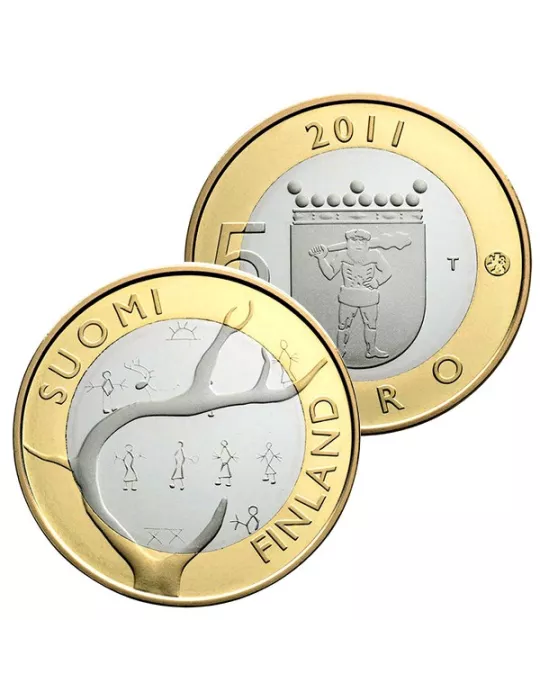 5€ COMMEMORATIF FINLANDE - LAPPONIA - 2011