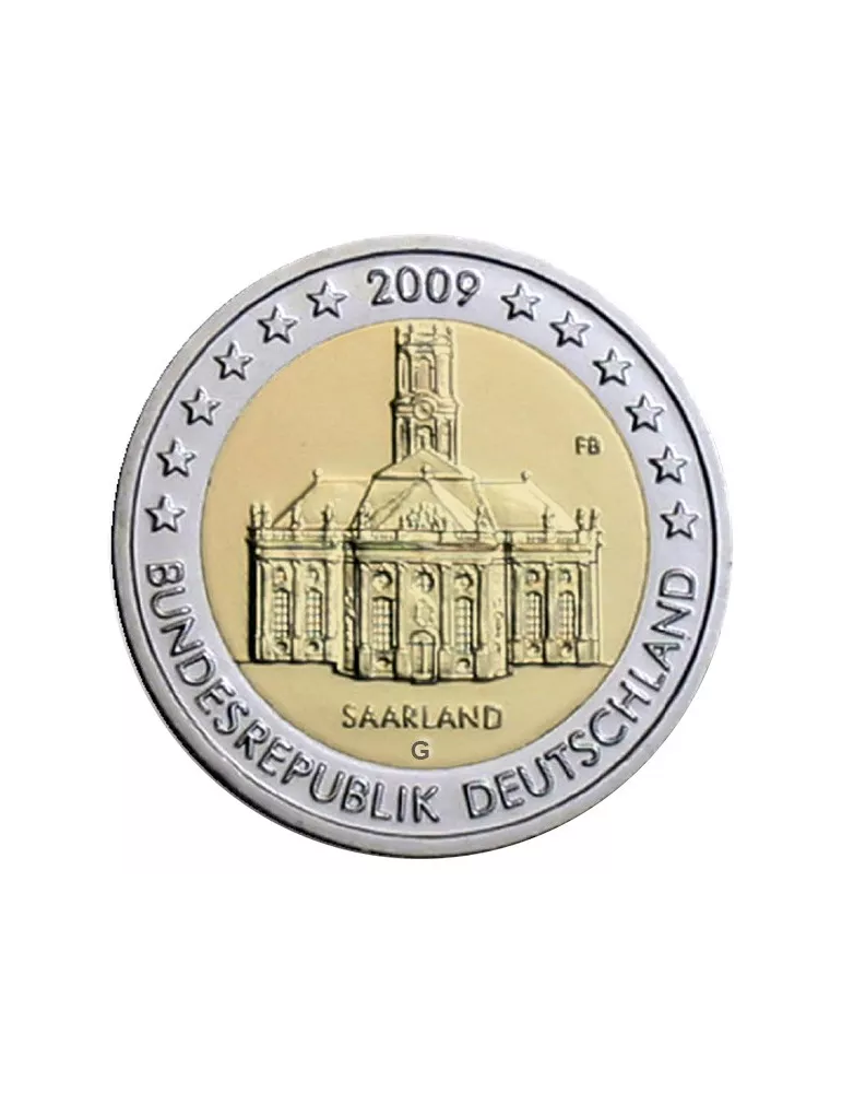 2 EURO COMMEMORATIVE 2009 : ALLEMAGNE - G (Présidence de la Sarre au Bundesrat)