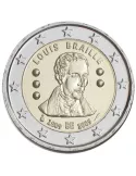 2 EURO COMMEMORATIVE 2009 : BELGIQUE (200e anniversaire de la naissance de Louis BRAILLE)