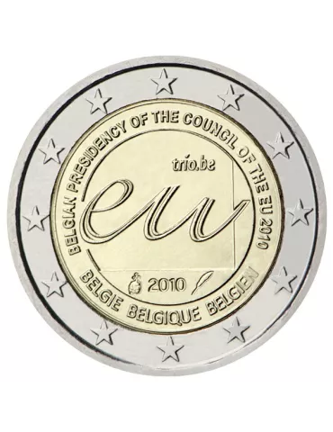 2 EURO COMMEMORATIVE 2010 : BELGIQUE (Présidence belge du Conseil de l'Union européenne en 2010)