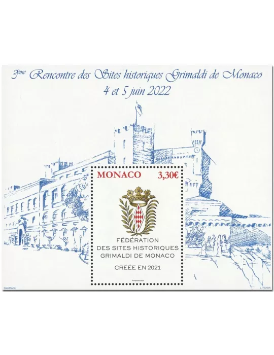 n° F3335 - Timbre MONACO Poste