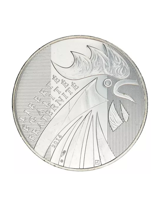 10 EUROS ARGENT - FRANCE 2014 - LE COQ