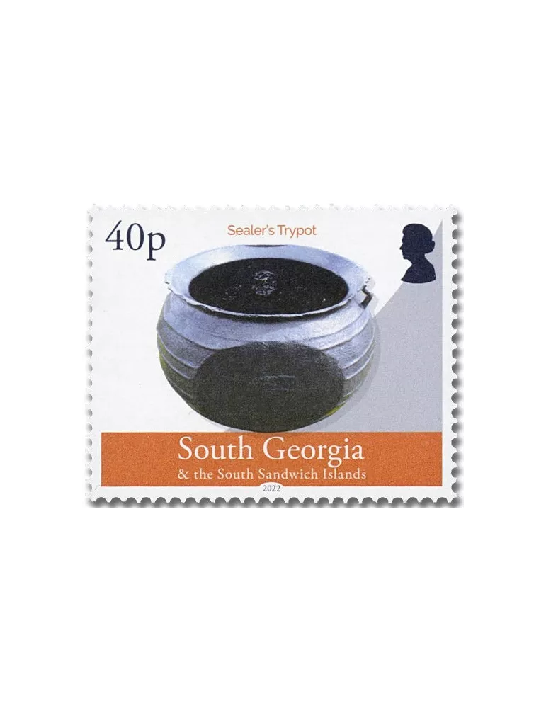 n° 778/783 - Timbre GEORGIE DU SUD Poste