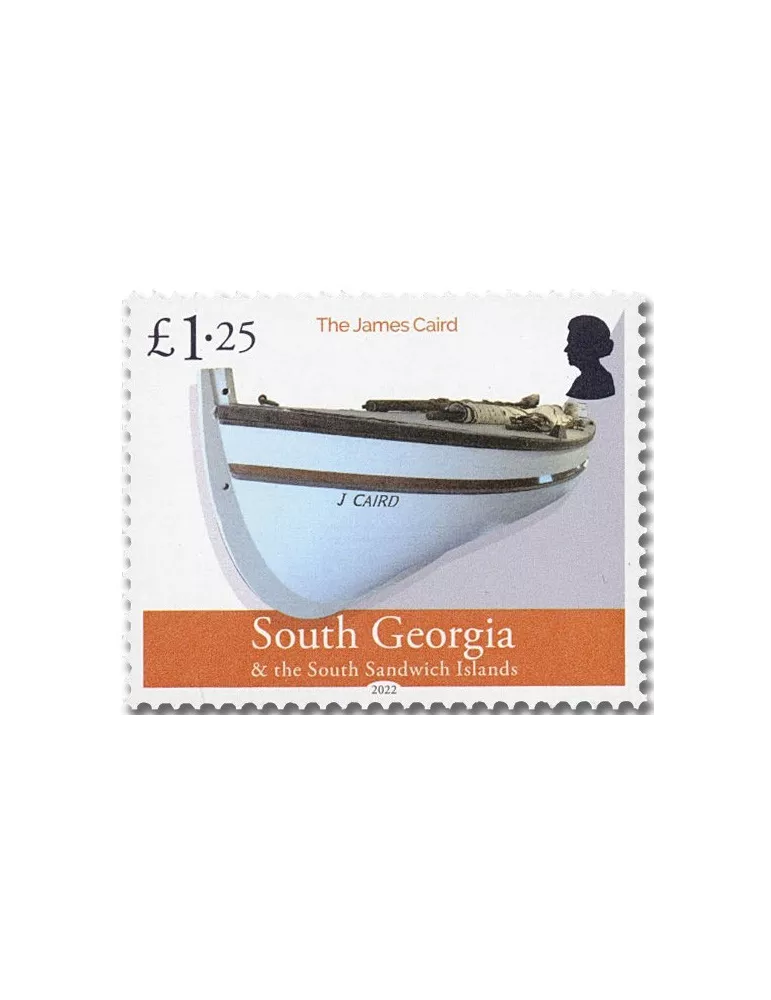 n° 778/783 - Timbre GEORGIE DU SUD Poste