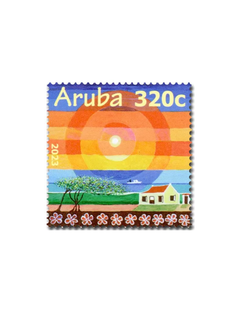 n° 1135/1138 - Timbre ARUBA Poste