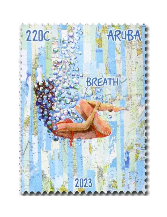 n° 1139/1142 - Timbre ARUBA Poste