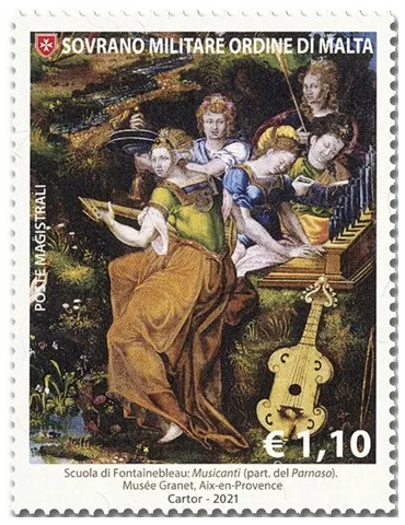 n° 1583/1584 - Timbre ORDRE de MALTE Poste